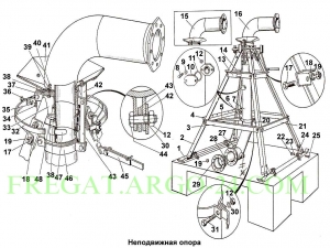 Кронштейн (неп. опоры) 01.013 ― ЗАПЧАСТИНИ на ДМУ ФРЕГАТ від виробника!    З НАМИ - ЗРУЧНО ТА ВИГІДНО!