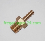 Штуцер М16"-8мм  для г/реле (бронза)