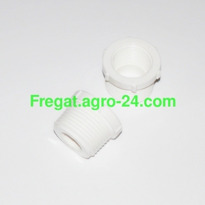 Футорка 1" Нар-1/2" ВН (пластик) ― ЗАПЧАСТИНИ на ДМУ ФРЕГАТ від виробника!    З НАМИ - ЗРУЧНО ТА ВИГІДНО!